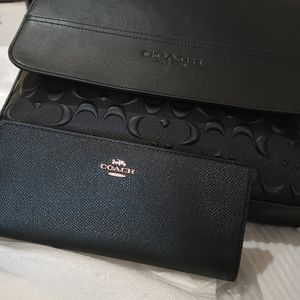 Coach messenger bag and wallet